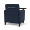 Lesro Siena Lounge Reception Guest Chair W/ Swivel Tablet, 27 in W 29.5 in L 32.5 in H SN1101 - alternate 3